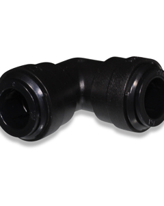 Elbow 90° pneumatic pluggable f/pipe PE 15mm